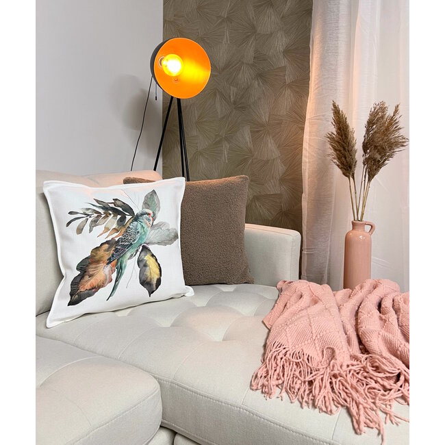 Teddy Taupe | 45 x 45 cm | Kussenhoes | Polyester