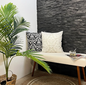 Barok Grijs/Wit Kussenhoes | 45x45 cm | Katoen/Polyester