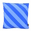 Sierkussen Stripe Blauw/Donkerblauw | 45 x 45 cm | Katoen/Polyester