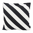 Sierkussen Stripe Zwart/Wit | 45 x 45 cm | Katoen/Polyester
