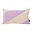 NOVÉE Sierkussen Velvet Swirl Lila/Crème | 30 x 50 cm  | Fluweel/Polyester