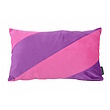 Sierkussen Velvet Swirl Paars/Roze | 30 x 50 cm  | Fluweel/Polyester