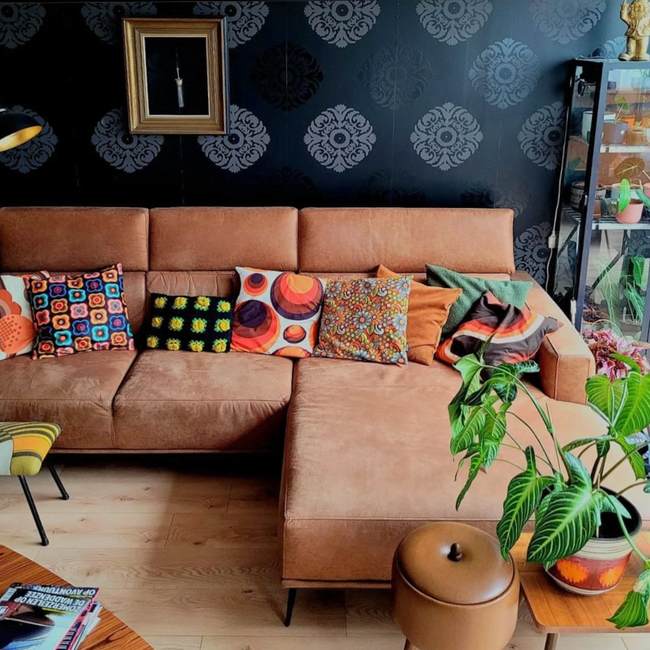 Retro Style #1 | 45 x 45 cm | Kussenhoes | Katoen/Polyester