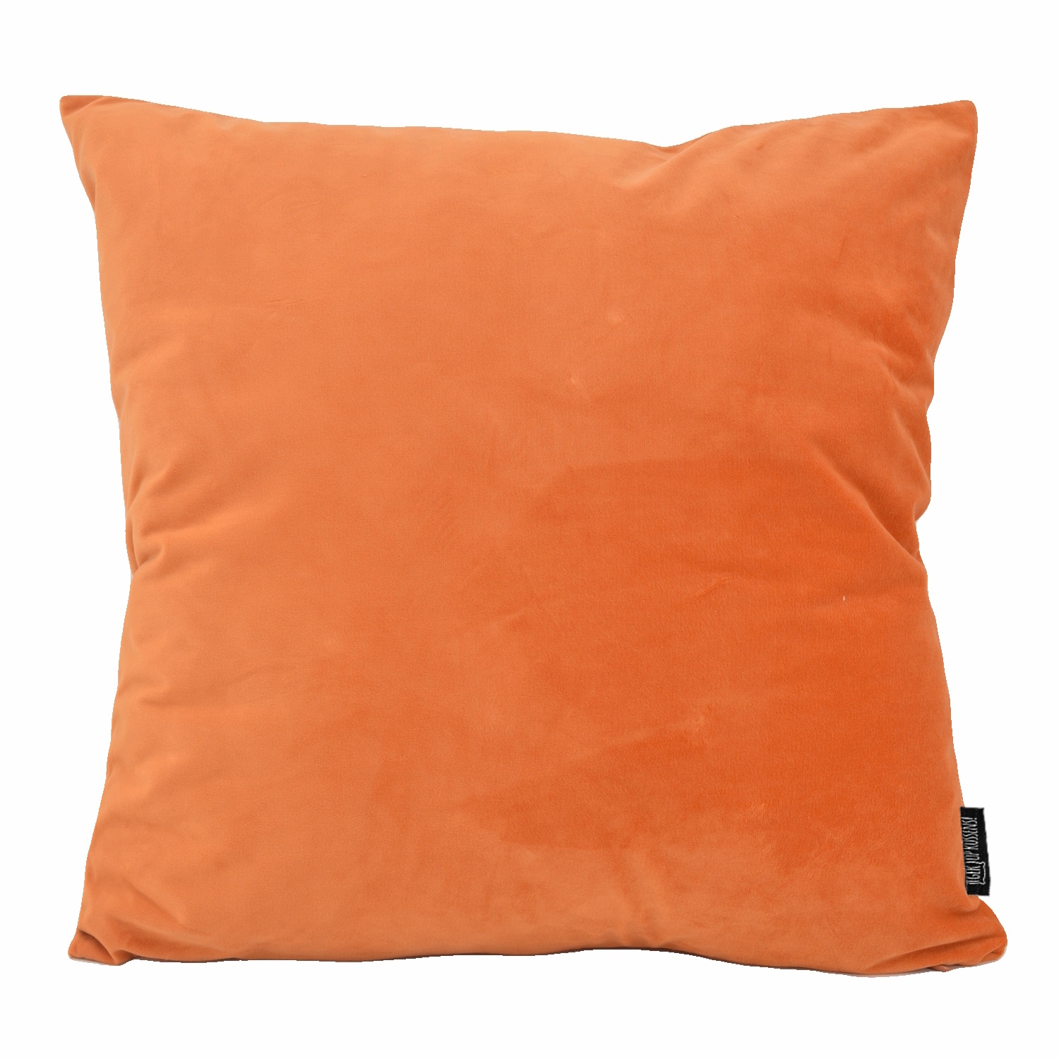 Moderne kussenslopen met oranje patroon, 45 x 45 cm, set van 4 linnen grote bankkussens, decoratieve kussens, dubbelzijdige kussenhoes met onzichtbare rits, vierkante kussenslopen voor buiten, tuin
