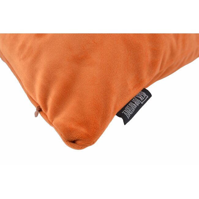 Velvet Oranje Kussenhoes | 30x50 cm | Polyester