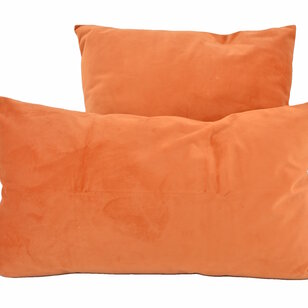 Velvet Oranje Kussenhoes | 45x45 cm | Polyester