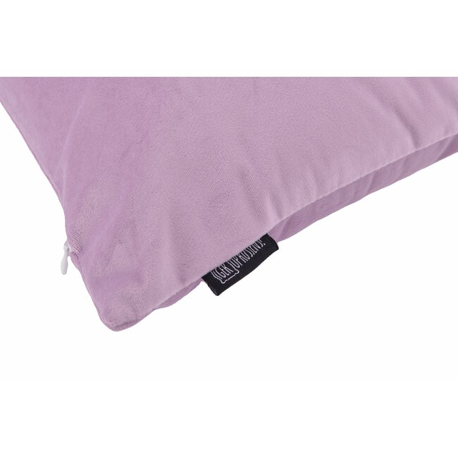 Velvet Lila Kussenhoes | 30x50 cm | Polyester