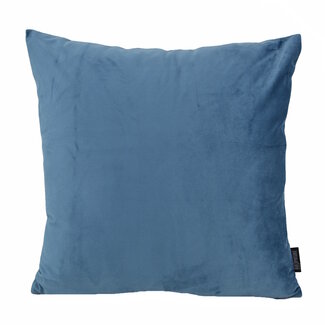 Gek op kussens! Velvet Blau Kissenbezug | 45x45 cm | Polyester