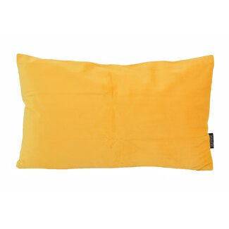 Gek op kussens! Velvet Dunkelgelb Kissenbezug | 30x50 cm | Polyester