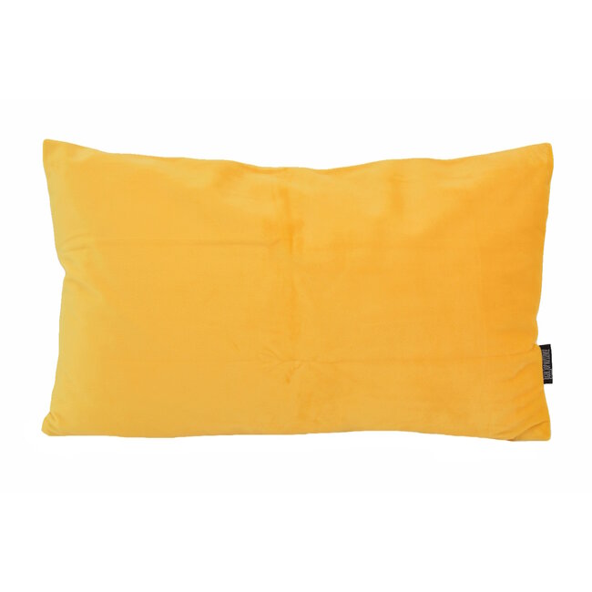 Velvet Donkergeel Long | 30 x 50 cm | Kussenhoes | Polyester