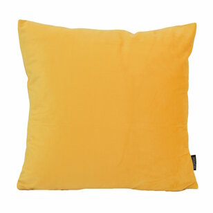 Velvet Donkergeel Kussenhoes | 45x45 cm | Polyester