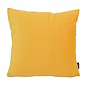 Velvet Donkergeel Kussenhoes | 45x45 cm | Polyester