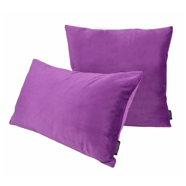 Velvet Violet Kussenhoes | 30x50 cm | Polyester