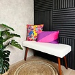 Sierkussen Velvet Swirl Paars/Roze | 30 x 50 cm  | Fluweel/Polyester