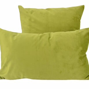 Velvet Mosgroen Kussenhoes | 30x50 cm | Polyester