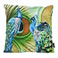 Blue Peacock Kussenhoes | 45x45 cm | Katoen/Polyester