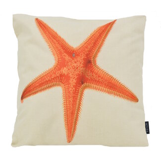 NOVÉE Sea Star/Zeester Kissenbezug | 45x45 cm | Baumwolle/Leinen