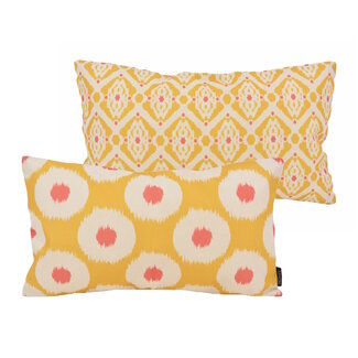 NOVÉE Imara Mostaza Kussenhoes | 30x50 cm | Katoen/Linnen