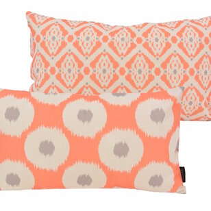 Imara Naranja Kussenhoes | 30x50 cm | Katoen/Linnen