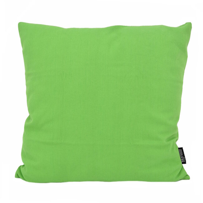 Uni Groen | 45 x 45 cm | Kussenhoes | Katoen / Polyester