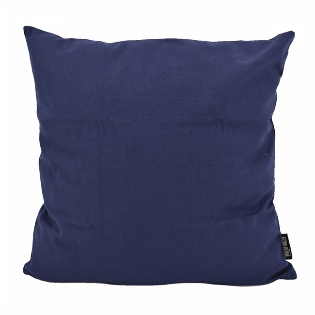 Sierkussen Uni Donkerblauw | 45 x 45 cm | Katoen/Polyester