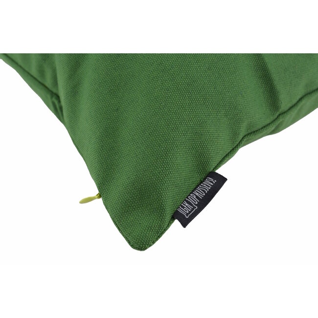 Sierkussen Uni Donkergroen | 45 x 45 cm | Katoen/Polyester