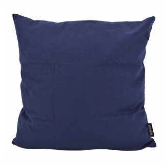Gek op kussens! Uni Dunkelblau Kissenbezug | 45x45 cm | Baumwolle/Polyester