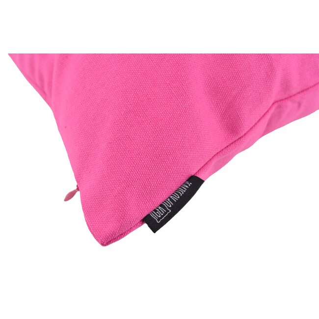 Uni Fuchsia Kussenhoes | 45x45 cm | Katoen/Polyester