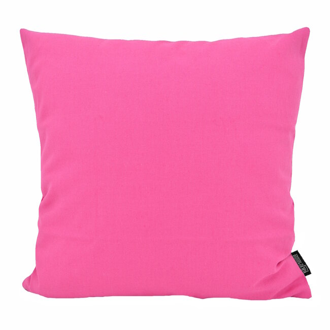 Uni Fuchsia | 45 x 45 cm | Kussenhoes | Katoen / Polyester