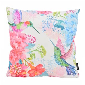 Gek op kussens! Floral Birds #2 | 45 x 45 cm | Kussenhoes | Katoen/Polyester