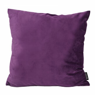 Gek op kussens! Velvet Lila Kissenbezug | 45x45 cm | Polyester