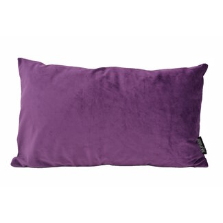 Gek op kussens! Velvet Paars Kussenhoes | 30x50 cm | Polyester