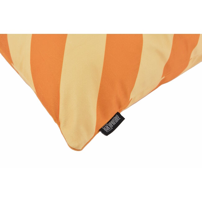 Stripe Okergeel/Gelb Kissenbezug | 45x45 cm | Baumwolle/Polyester