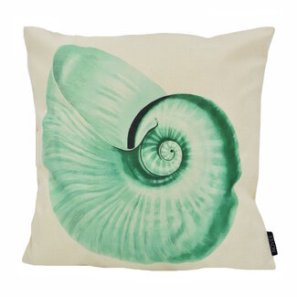 NOVÉE Sierkussen Shell / Schelp | 45 x 45 cm | Katoen/Linnen