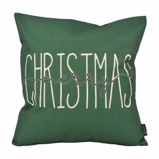 Gek op kussens! Kerst #2 Kussenhoes | 45x45 cm | Katoen/Linnen