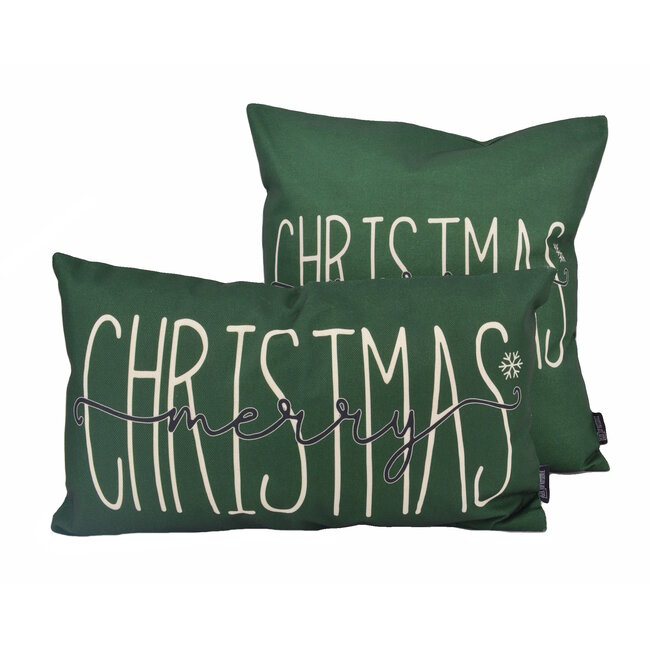 Kerst #2 Kussenhoes | 45x45 cm | Katoen/Linnen