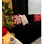 Sierkussen Red Snowflake | 45 x 45 cm | Katoen/Polyester