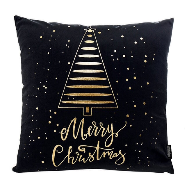 Sierkussen Golden Tree | 45 x 45 cm | Katoen/Polyester