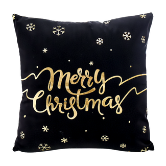 Gek op kussens! Merry Christmas Kussenhoes | 45x45 cm | Katoen/Polyester