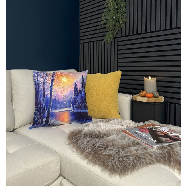 Winter Wonderland Kissenbezug | 45x45 cm | Baumwolle/Polyester