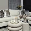 Velvet Silver Snake Kussenhoes | 45x45 cm | Velvet/Polyester