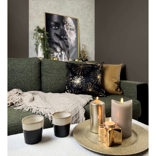 Sierkussen Fireworks | 45 x 45 cm | Katoen/Polyester