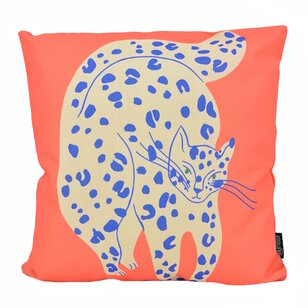 Red Cat Kissenbezug | 45x45 cm | Baumwolle/Leinen