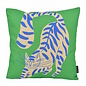 Green Cat Kussenhoes | 45x45 cm | Katoen/Linnen