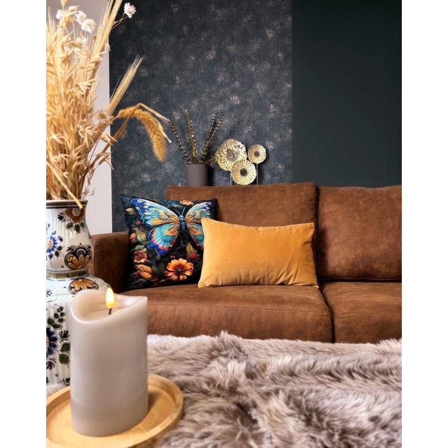 Sierkussen Vlinder #1 | 45 x 45 cm | Katoen/Polyester