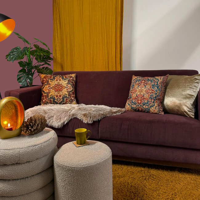 Sierkussen Persian Print #6 | 45 x 45 cm | Katoen/Linnen