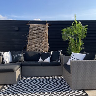 Sierkussen Gin Tonic - Outdoor | 45 x 45 cm | Katoen/Polyester