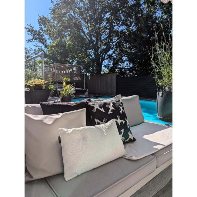 Black Birds Kussenhoes | 45x45 cm | Katoen/Linnen