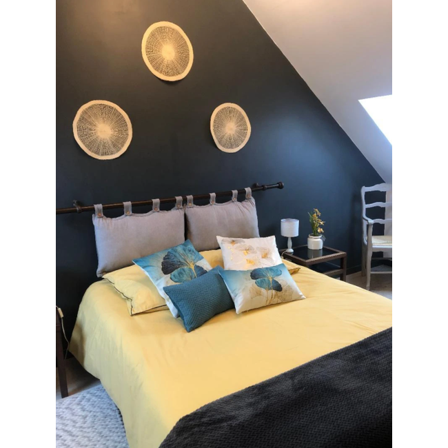 Sierkussen Ginkgo #1 | 45 x 45 cm | Katoen/Linnen