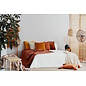 Velvet Terracotta Kussenhoes | 45x45 cm | Polyester